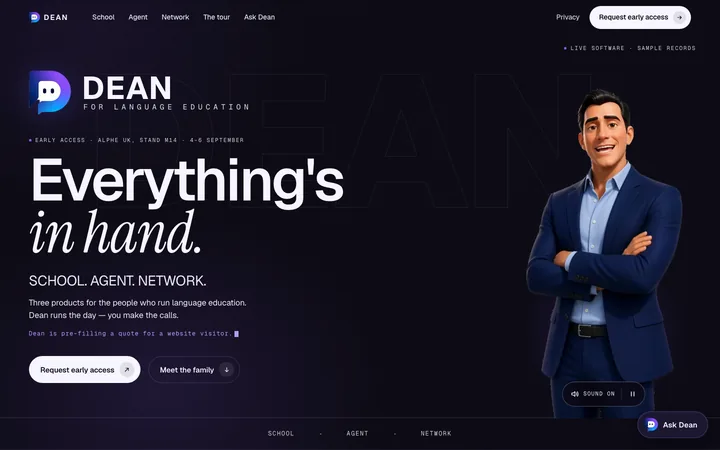 dean.school home page